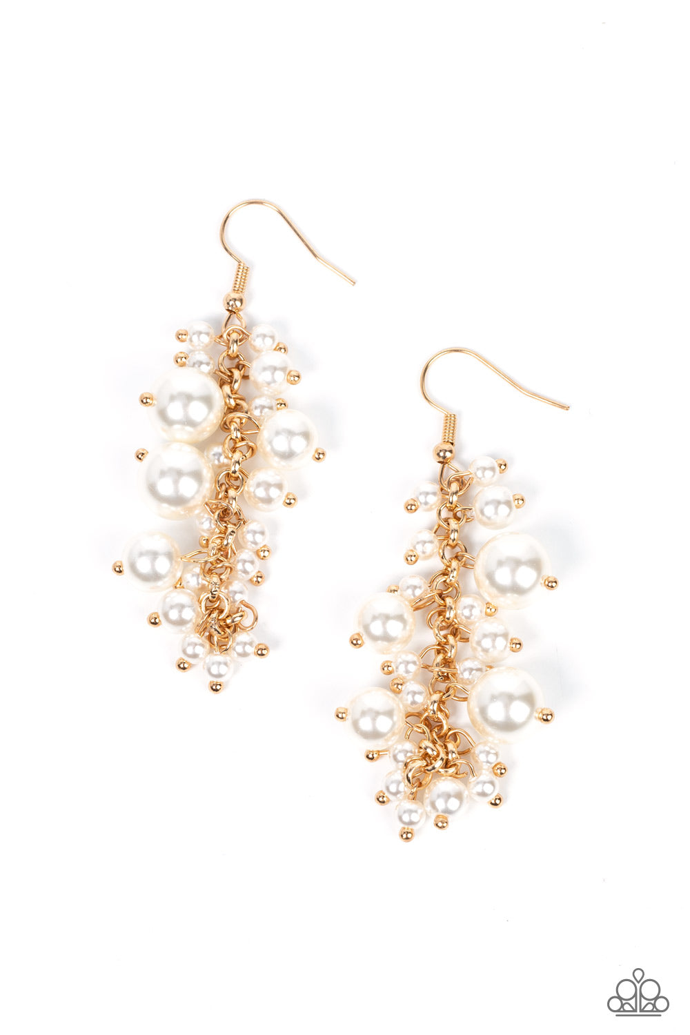 Paparazzi Earrings - The Rumors are True - Gold