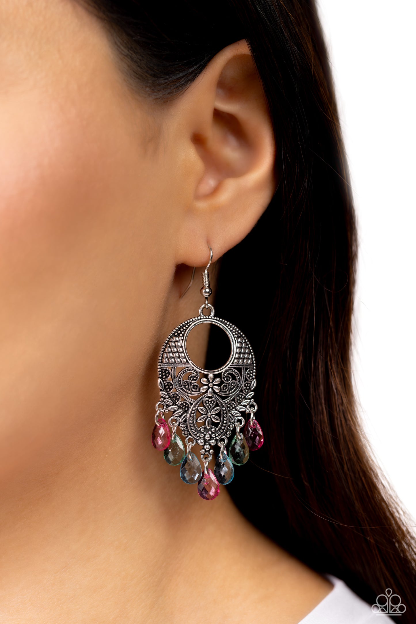 Paparazzi Earrings - Prismatically Prairie - Multi