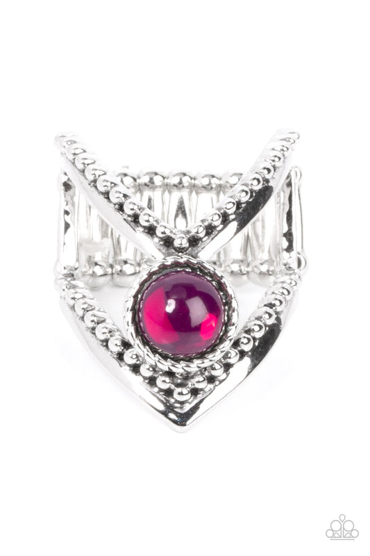 Paparazzi Rings - Axial Angle - Purple