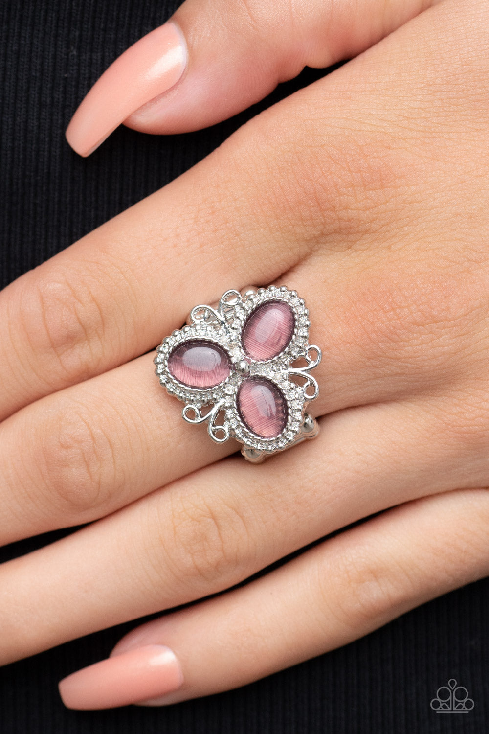 Paparazzi Rings - Bewitched Blossoms - Purple