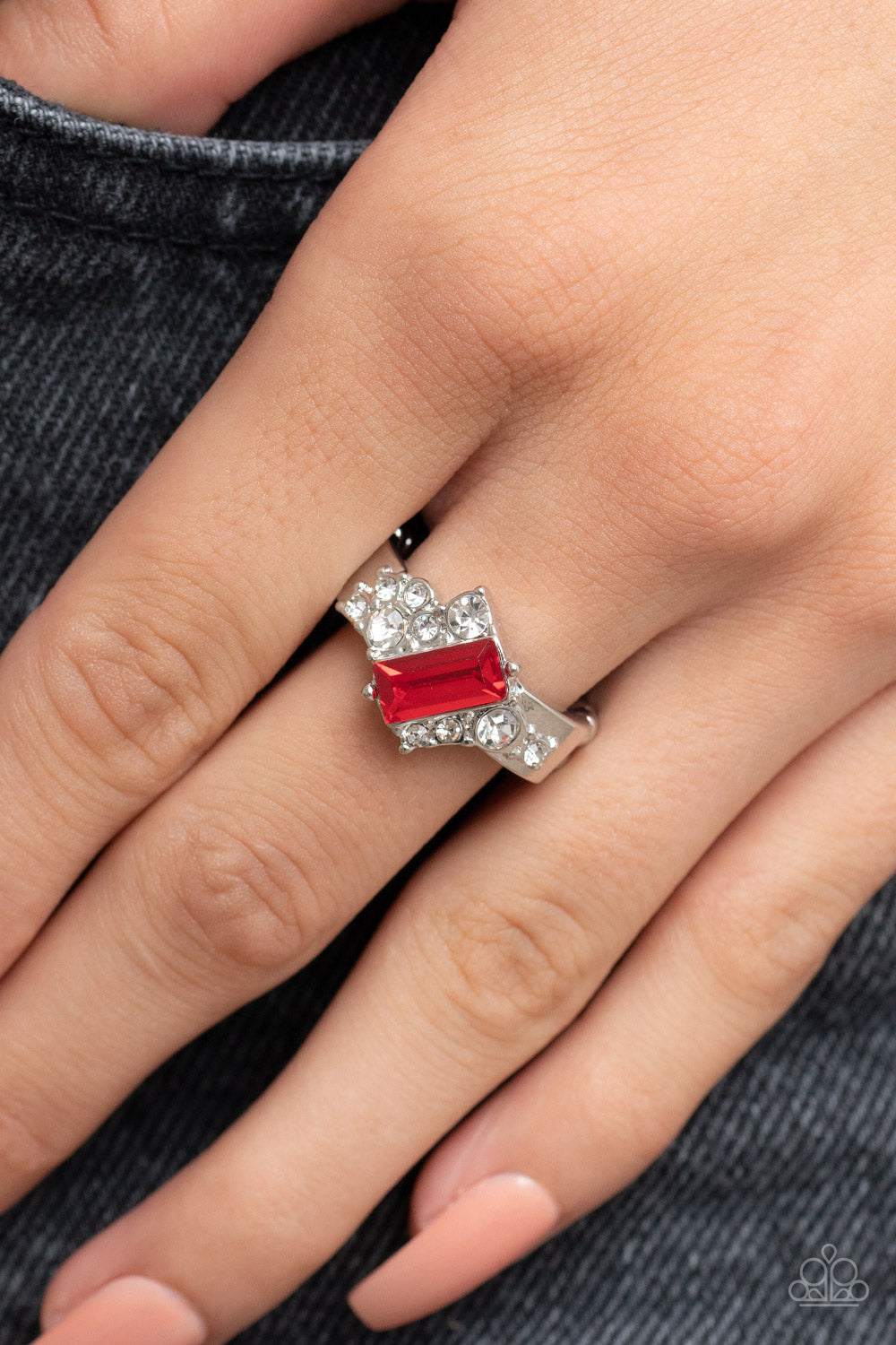 Paparazzi Rings - Tip the Balance - Red