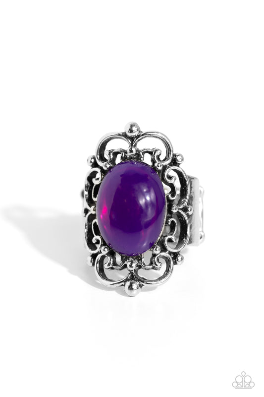 Paparazzi Rings - Happily EVERGLADE After - Purple