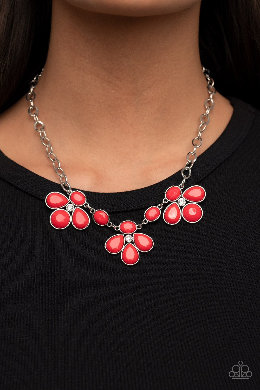 Paparazzi Necklace - Selfie-Worth - Red
