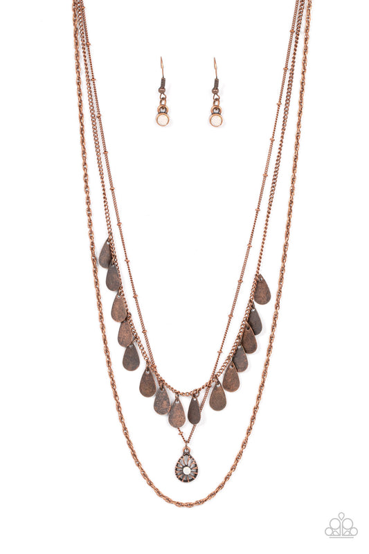 Paparazzi Necklaces - Prairie Dream - Copper