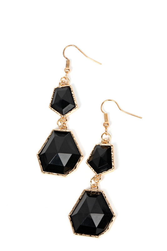 Paparazzi Earrings - Rio Relic - Black