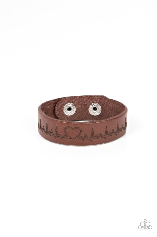 Paparazzi Urban Collection - Haute Heartbeat - Brown
