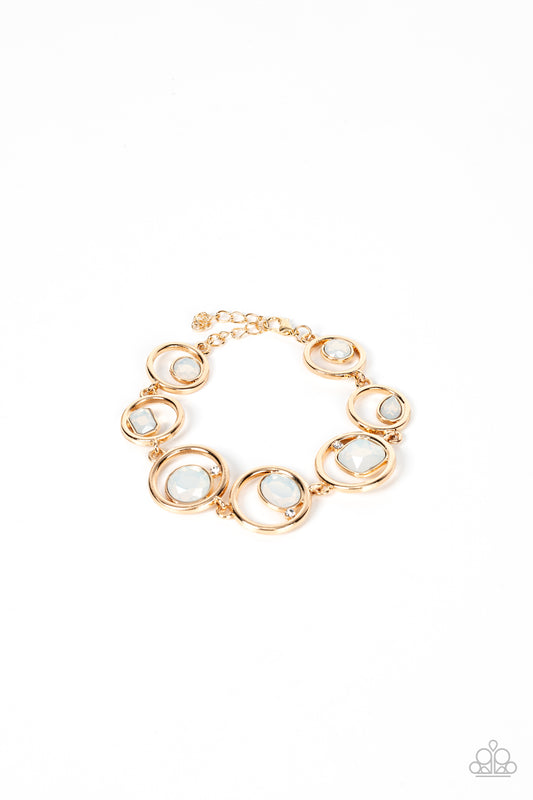 Paparazzi Bracelets - Date Night Drama - Gold