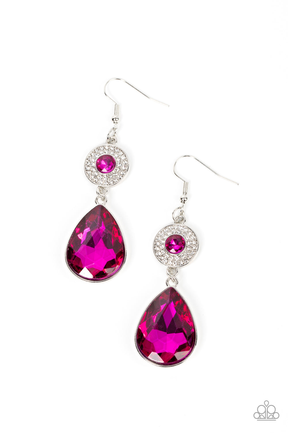 Paparazzi Earrings - Collecting My Royalties - Pink