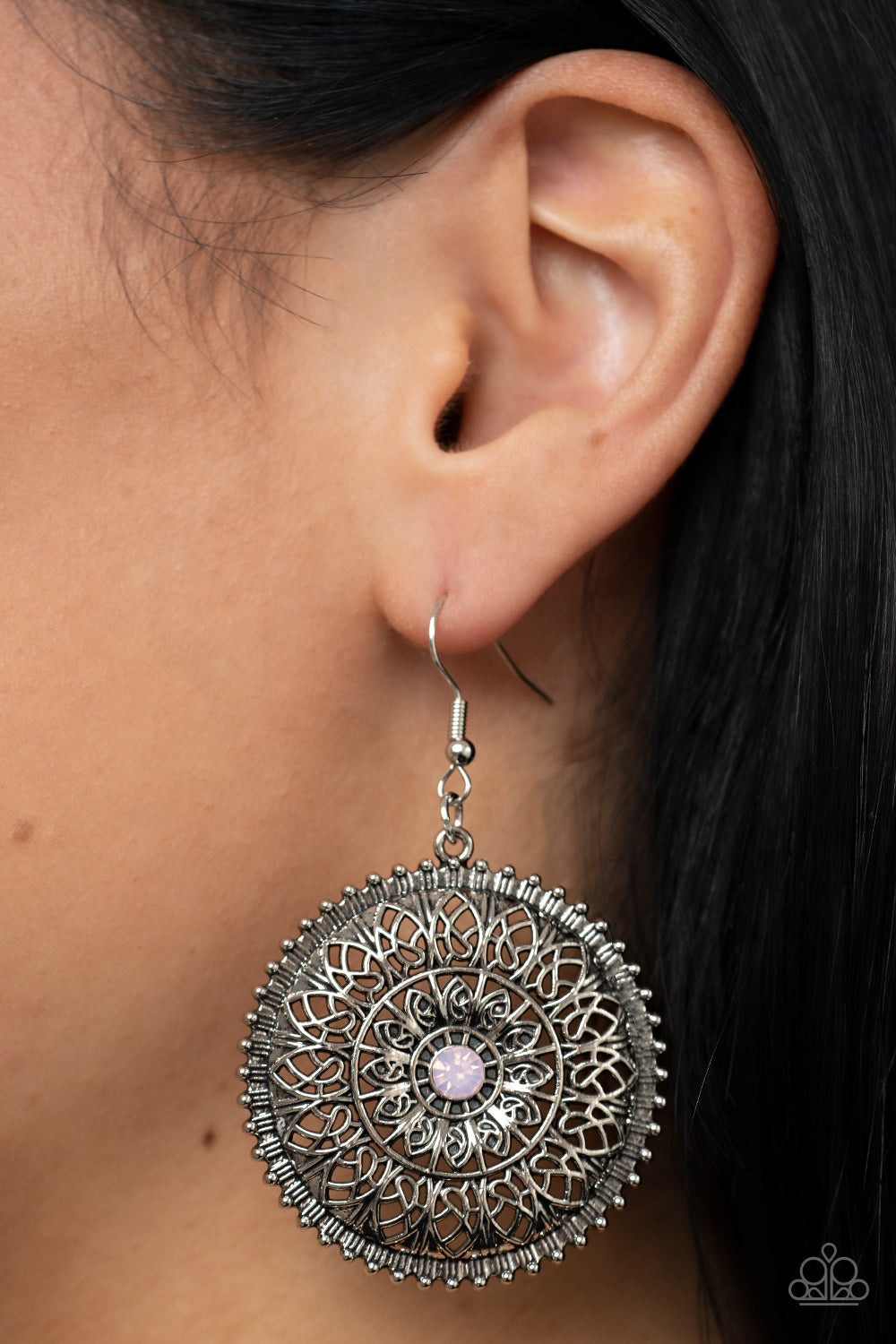 Paparazzi Earrings - Spellbinding Botanicals - Pink