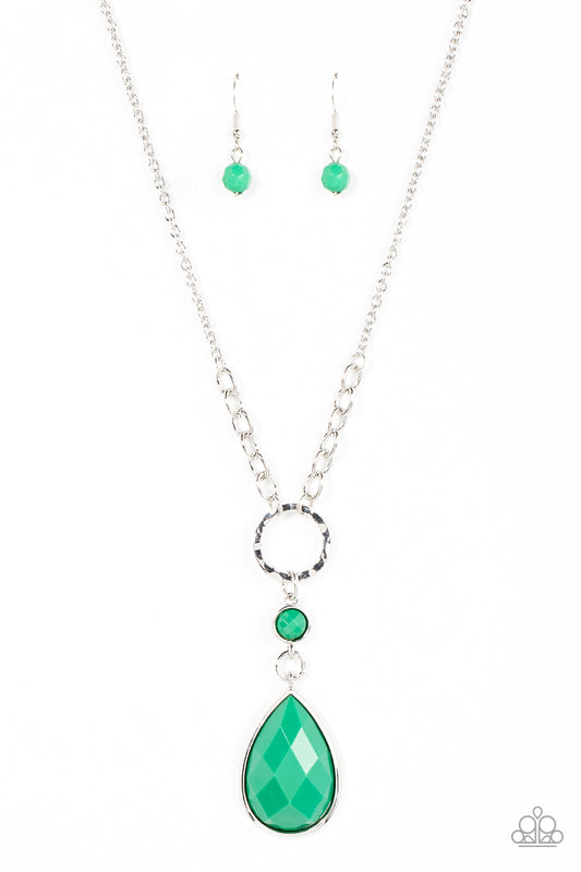 Paparazzi Necklaces - Valley Girl Glamour - Green