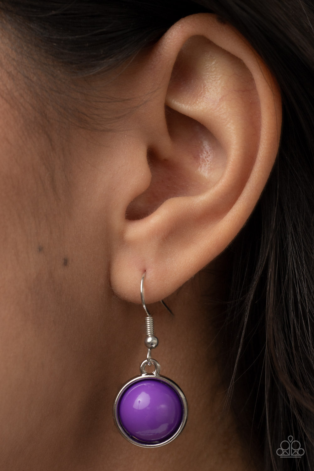 Paparazzi Necklaces - Eye of the Bead-holder - Purple