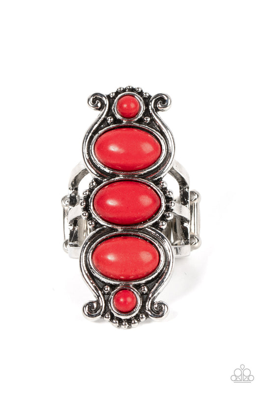 Paparazzi Rings - Roswell Relic - Red