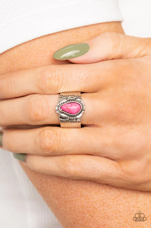 Paparazzi Rings - Moab Motif - PInk
