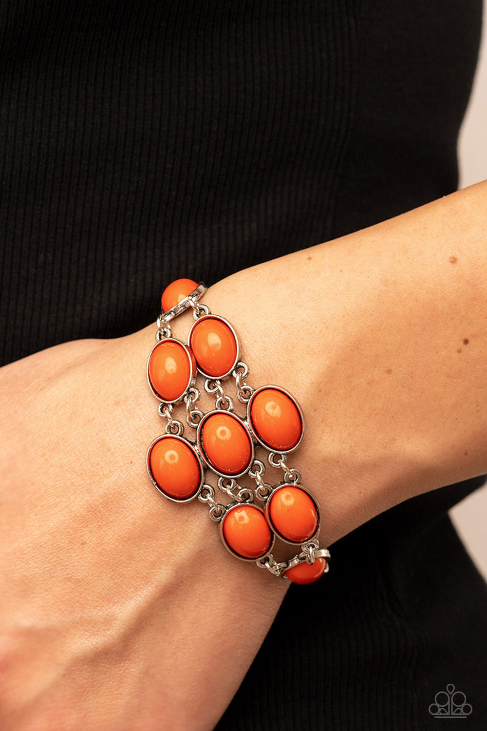 Paparazzi Bracelets - Color Wheel Garden - Orange