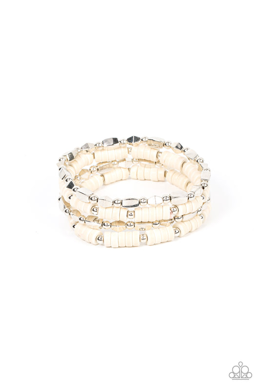 Paparazzi Bracelets - Anasazi Apothecary - White