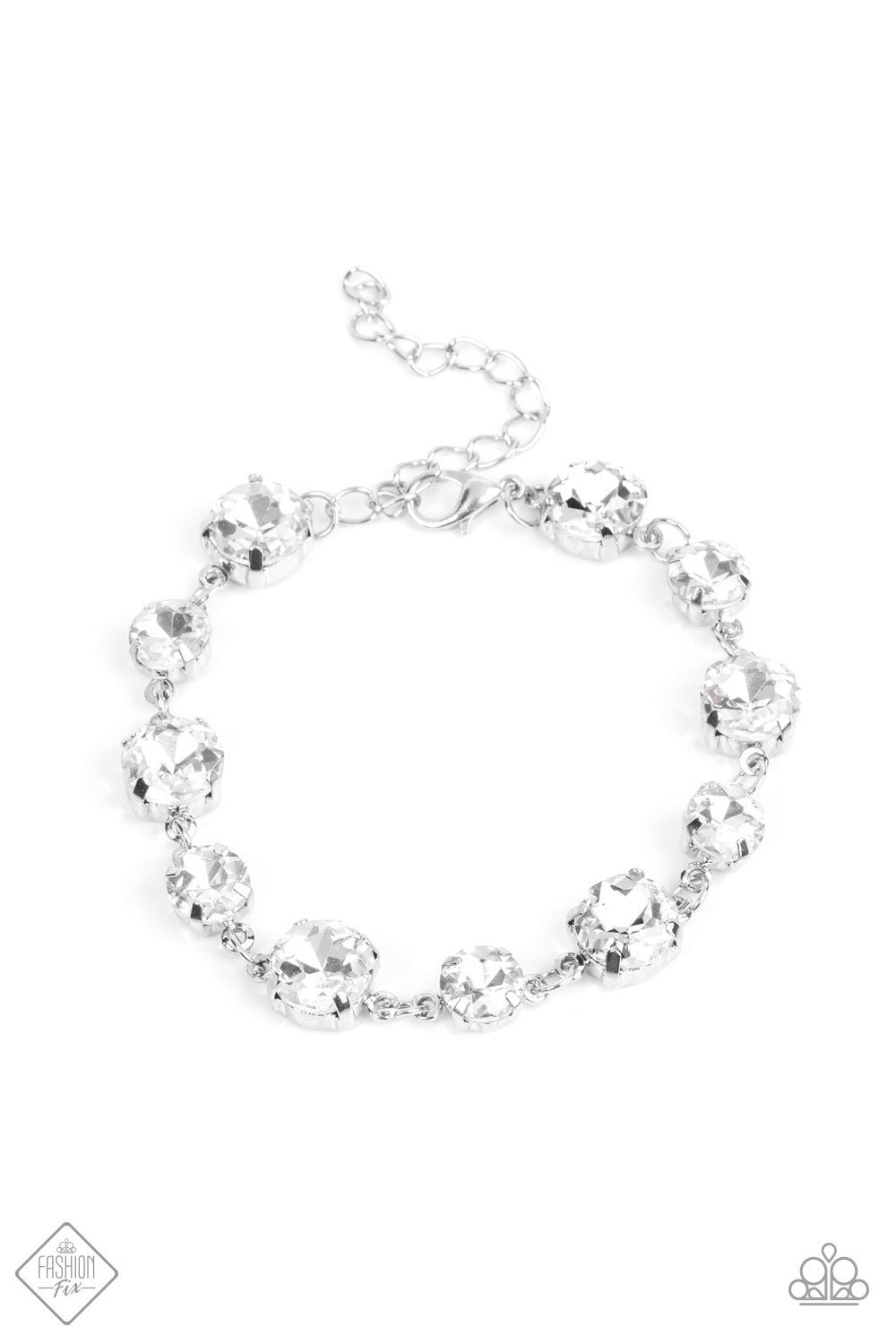 Paparazzi Bracelets - Bippity Boppity Bling - White - Fashion Fix