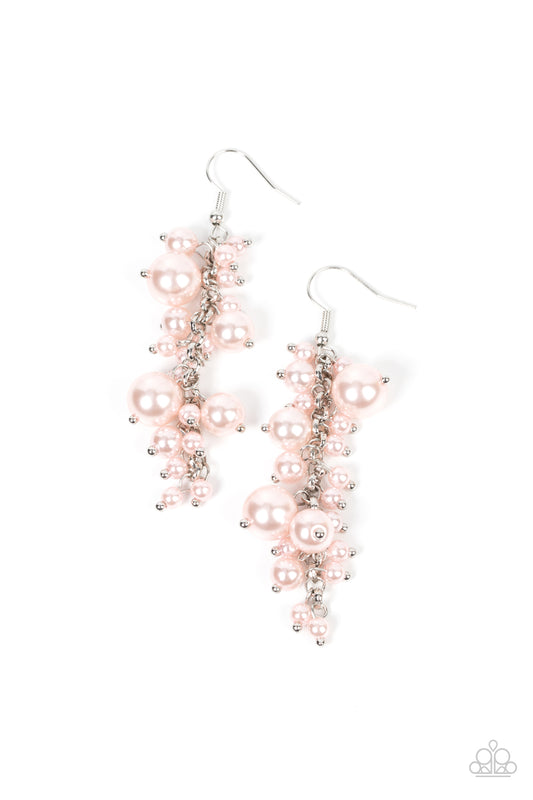 Paparazzi Earrings - The Rumors are True - Pink