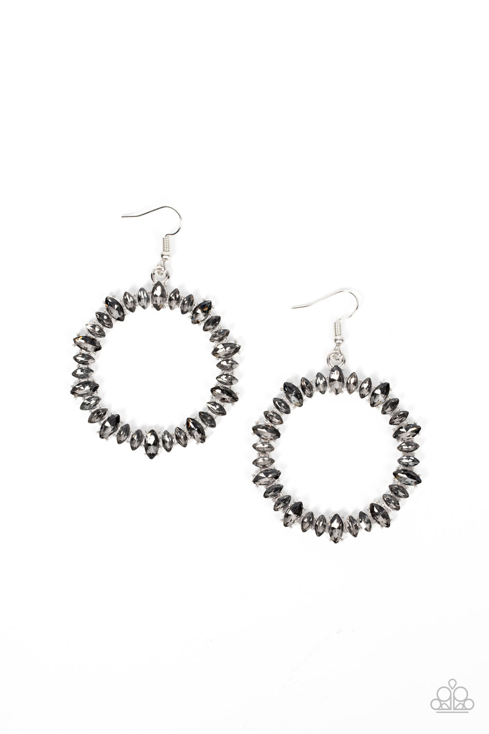 Paparazzi Earrings - Glowing Reviews - Silver