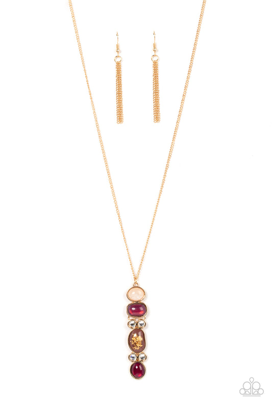 Paparazzi Necklaces - Totem Treasure - Purple
