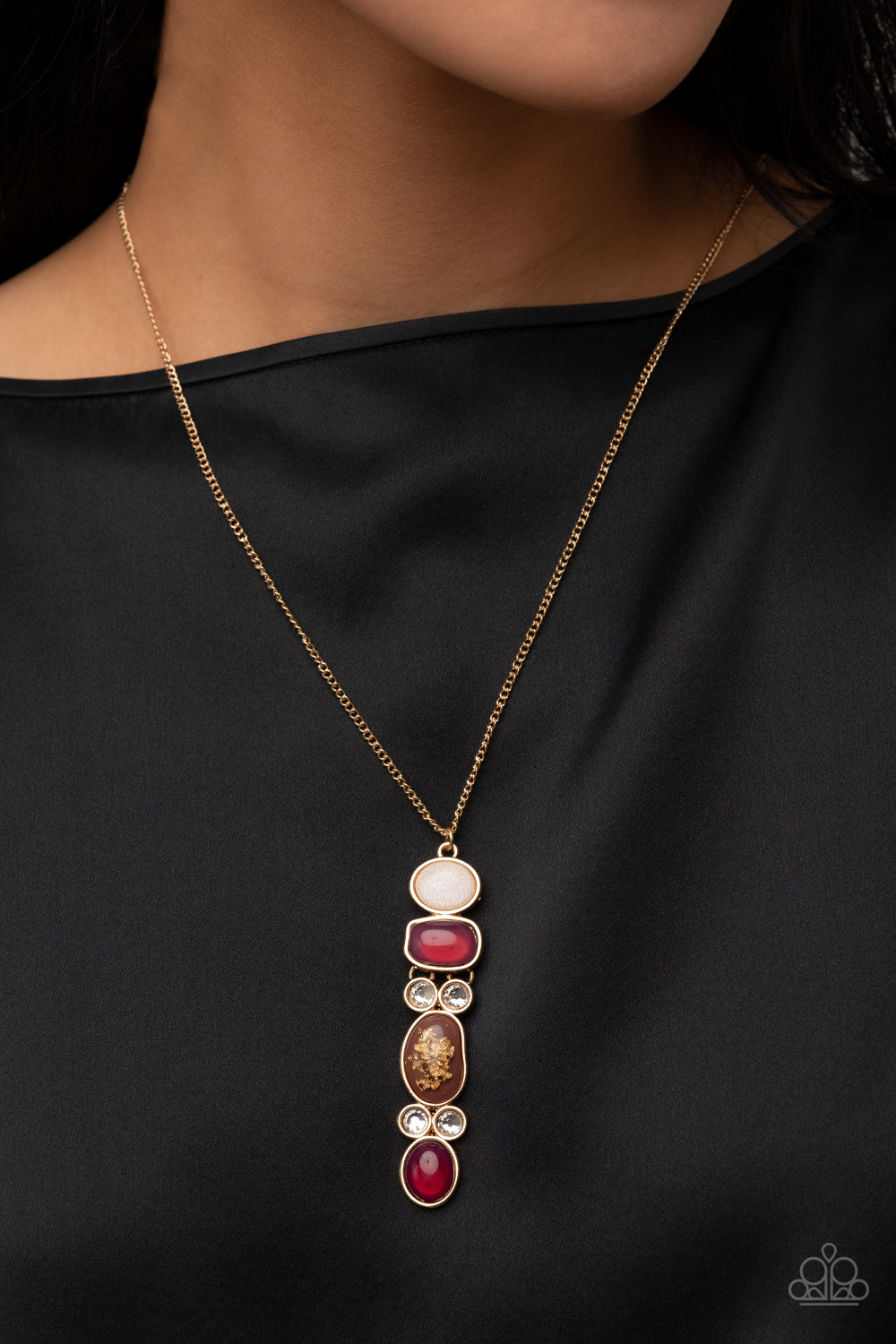Paparazzi Necklaces - Totem Treasure - Purple
