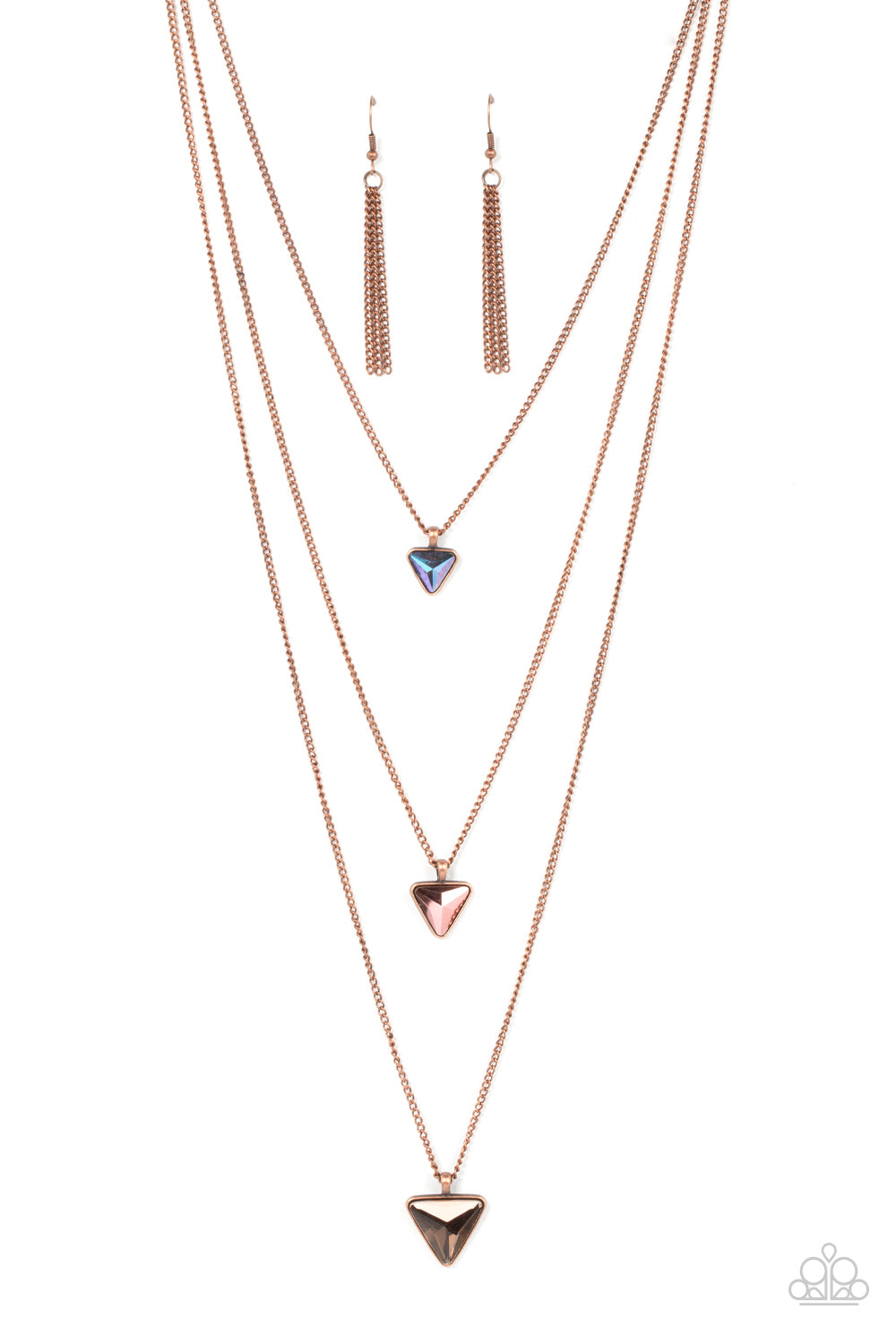 Paparazzi Necklaces - Follow the Luster - Copper
