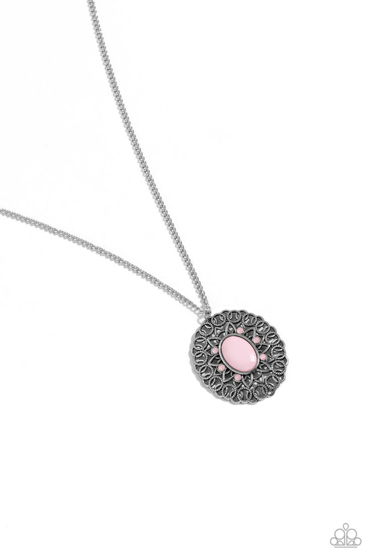 Paparazzi Necklaces - Solar Stunner - Pink