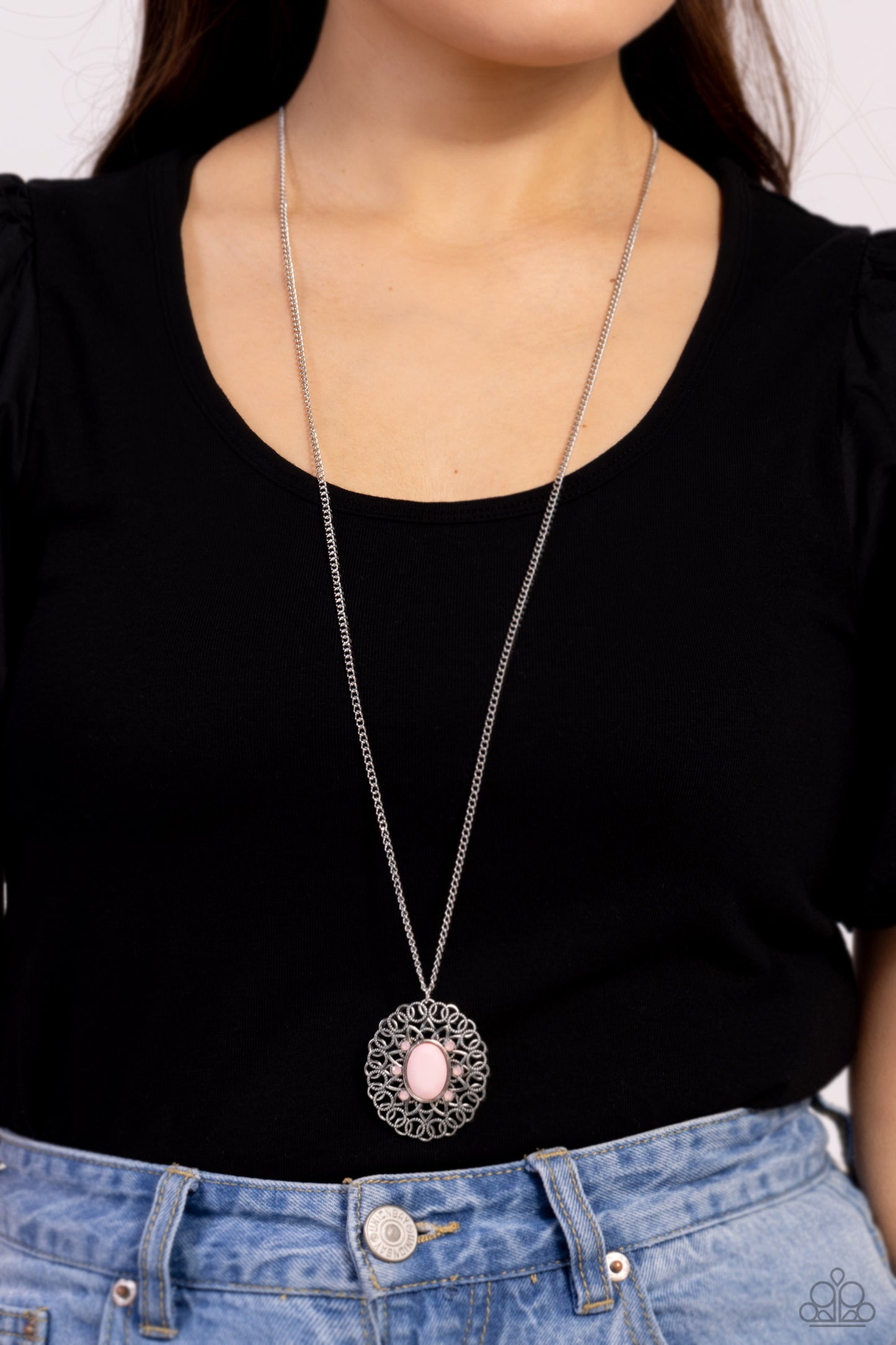 Paparazzi Necklaces - Solar Stunner - Pink