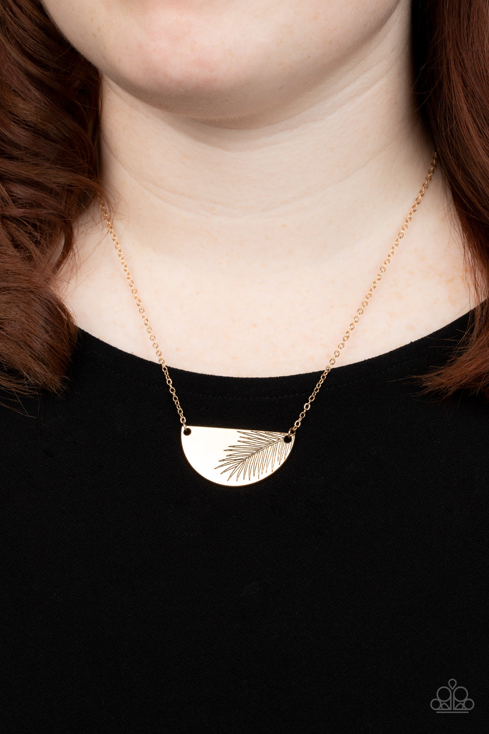 Paparazzi Necklaces - Cool, Palm, and Collected - Gold