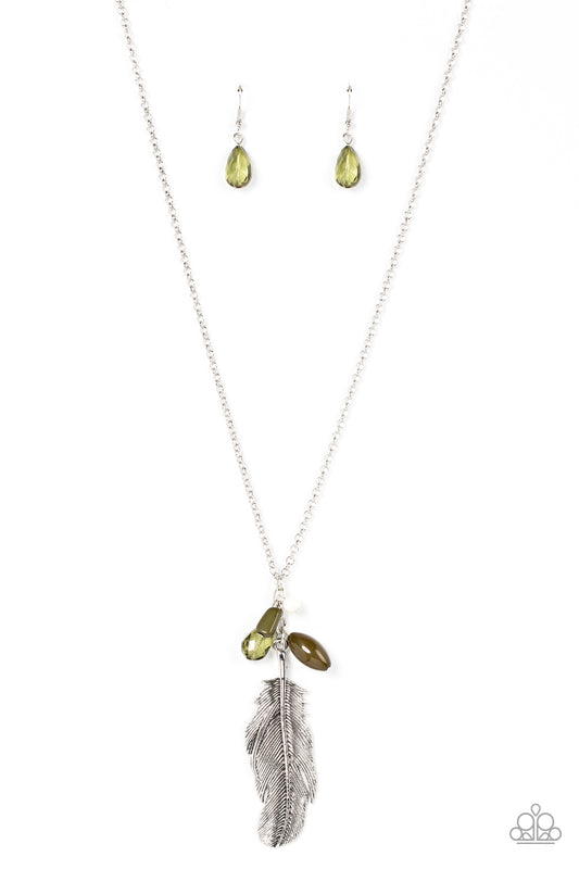 Paparazzi Necklaces - Off the Flock - Green