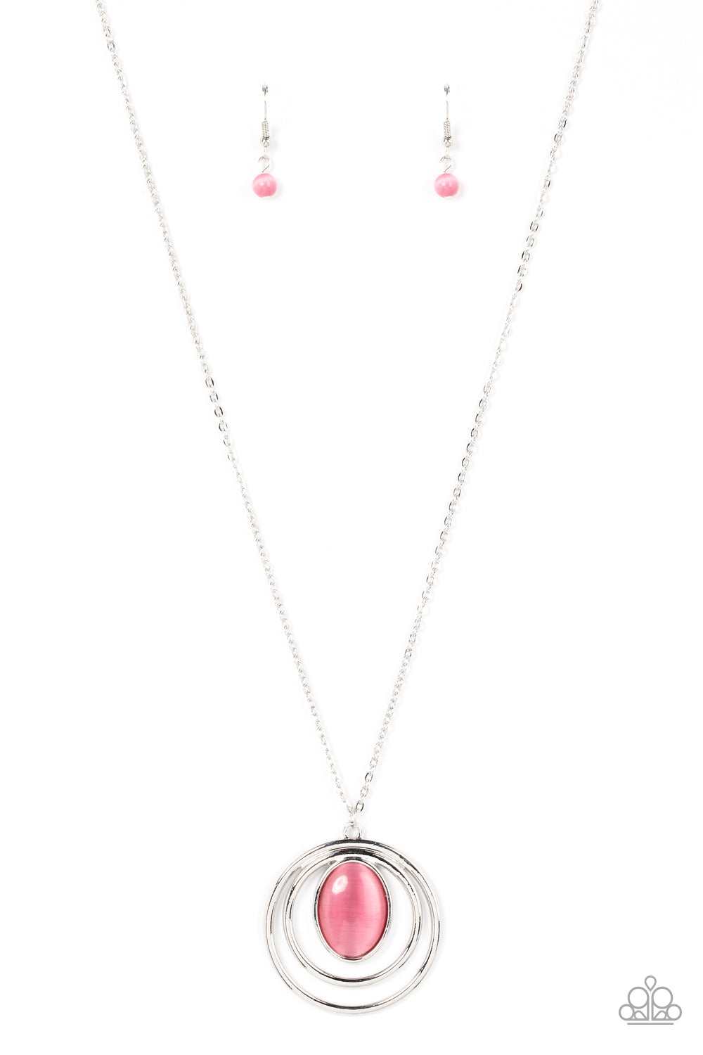 Paparazzi Necklaces - Epicenter of Elegance - Pink