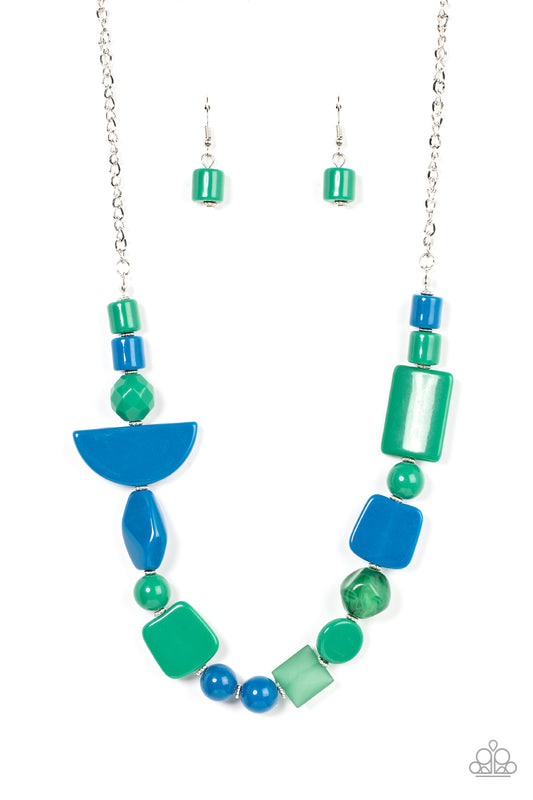 Paparazzi Necklaces - Tranquil Trendsetter - Green