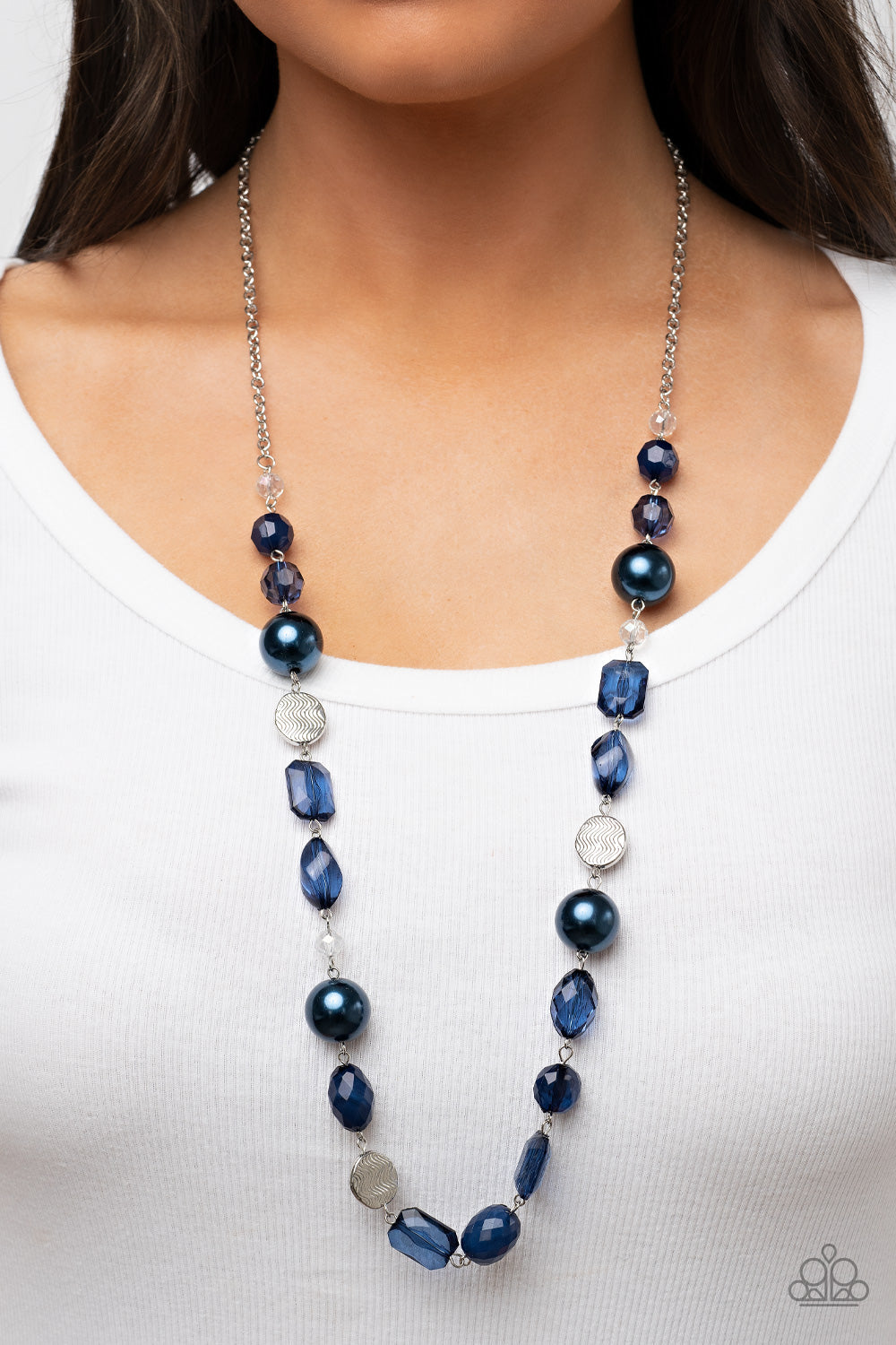 Paparazzi Necklaces - Timelessly Tailored - Blue