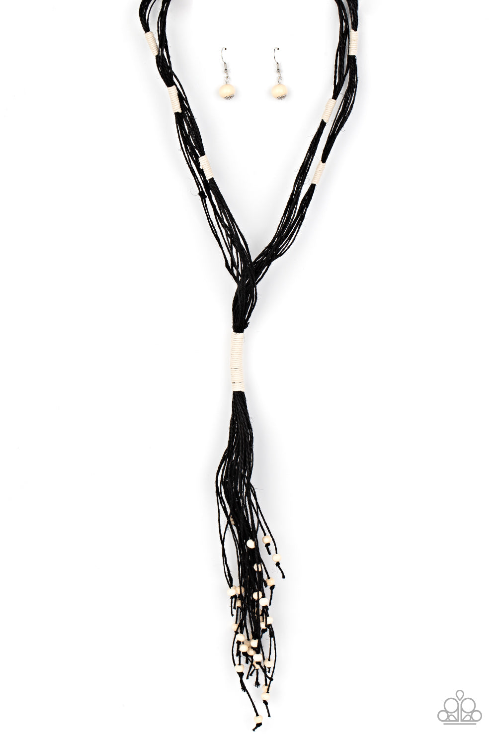 Paparazzi Necklaces - Whimsically Whipped - Black