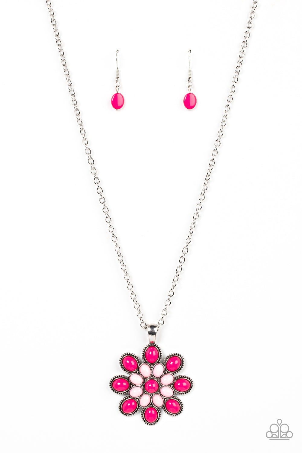 Paparazzi Necklaces - In the Meadow of Nowhere - Pink