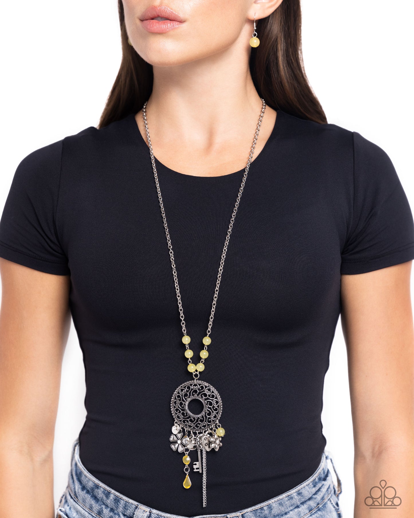 Paparazzi Necklaces - Making Memories - Yellow