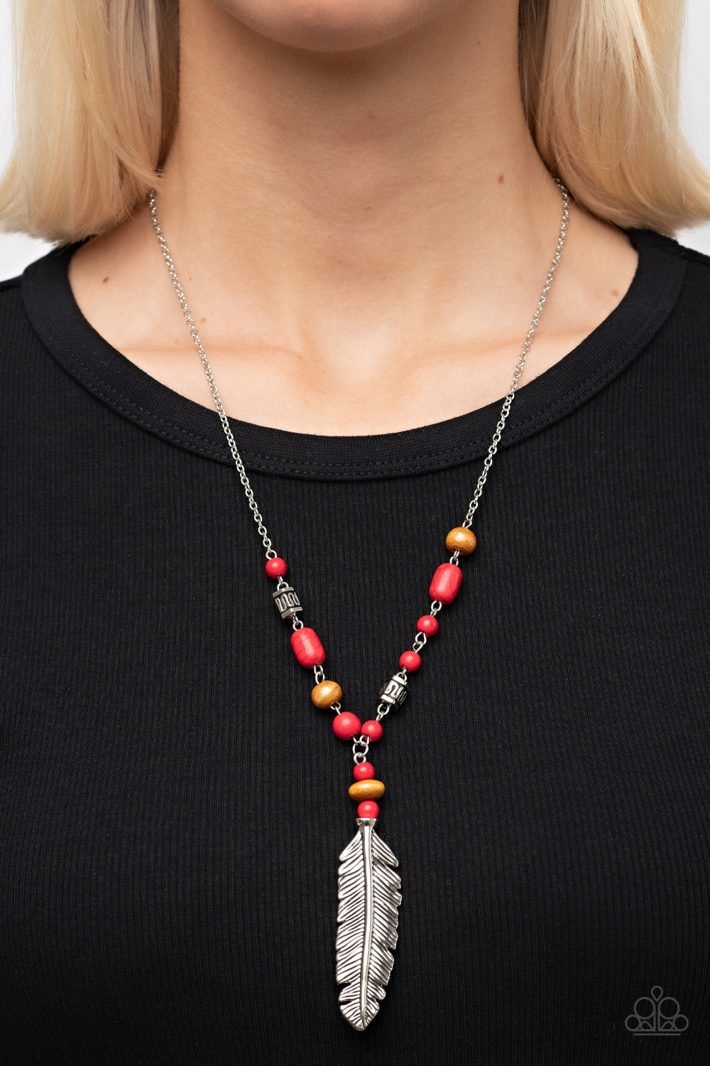 Paparazzi Necklaces - Watch Me Fly - Red