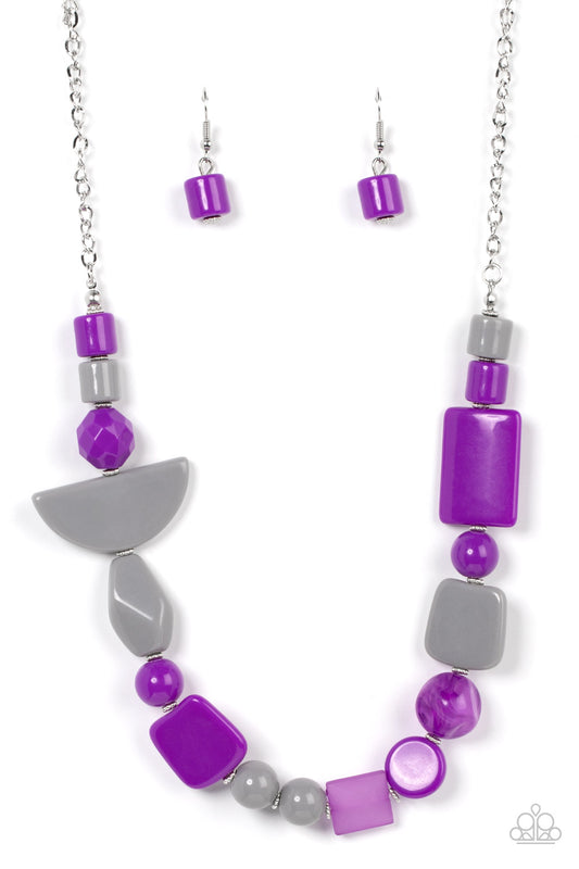 Paparazzi Necklaces - Tranquil Trendsetter - Purple