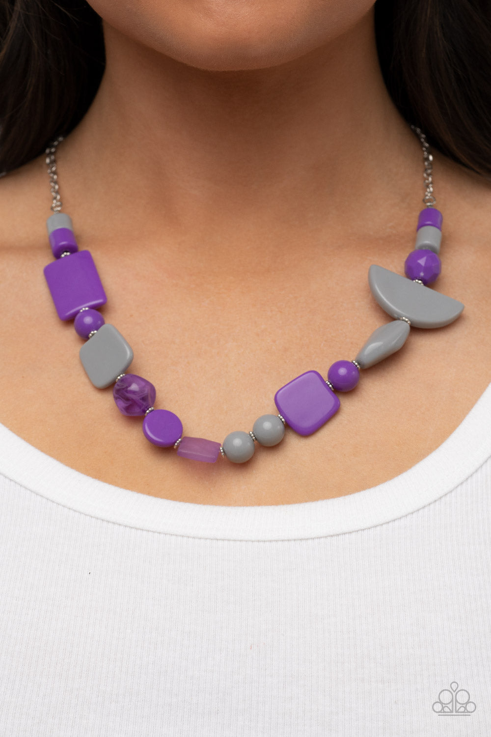 Paparazzi Necklaces - Tranquil Trendsetter - Purple