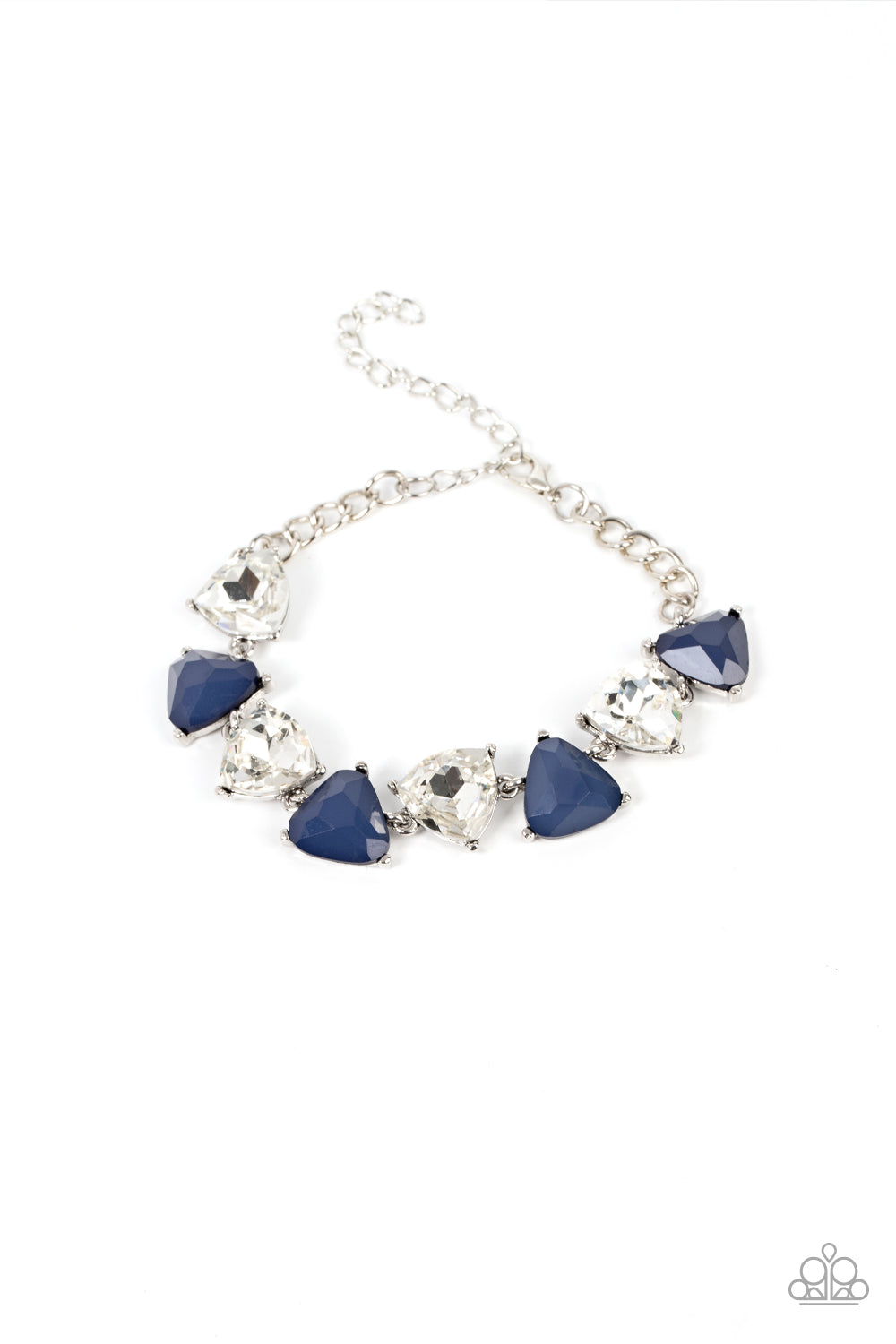 Paparazzi Bracelets - Pumped up Prisms - Blue