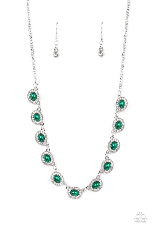 Paparazzi Necklaces - Modest Masterpiece - Green