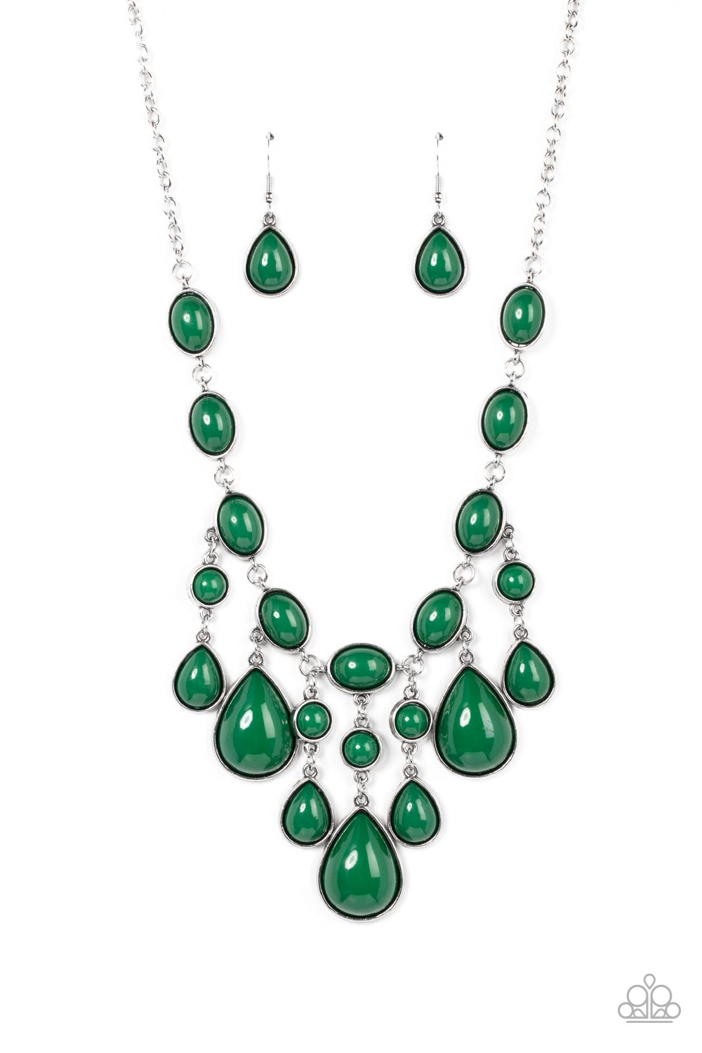 Paparazzi Necklaces - Mediterranean Mystery - Green