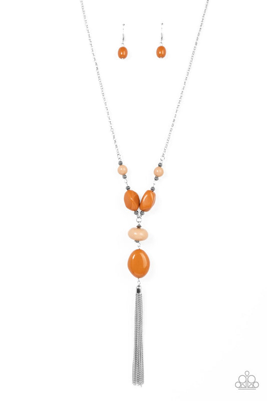 Paparazzi Necklaces - Heavenly Harmony - Brown