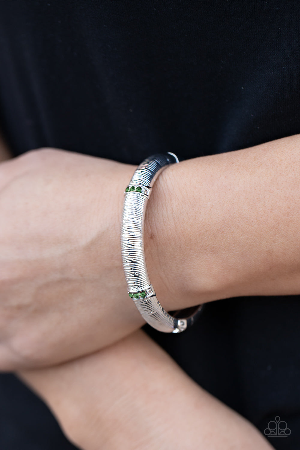 Paparazzi Bracelets - A Dash of Dazzle - Green