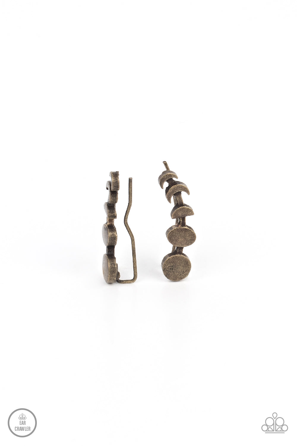 Paparazzi Earrings - Its Just a Phase - Brass