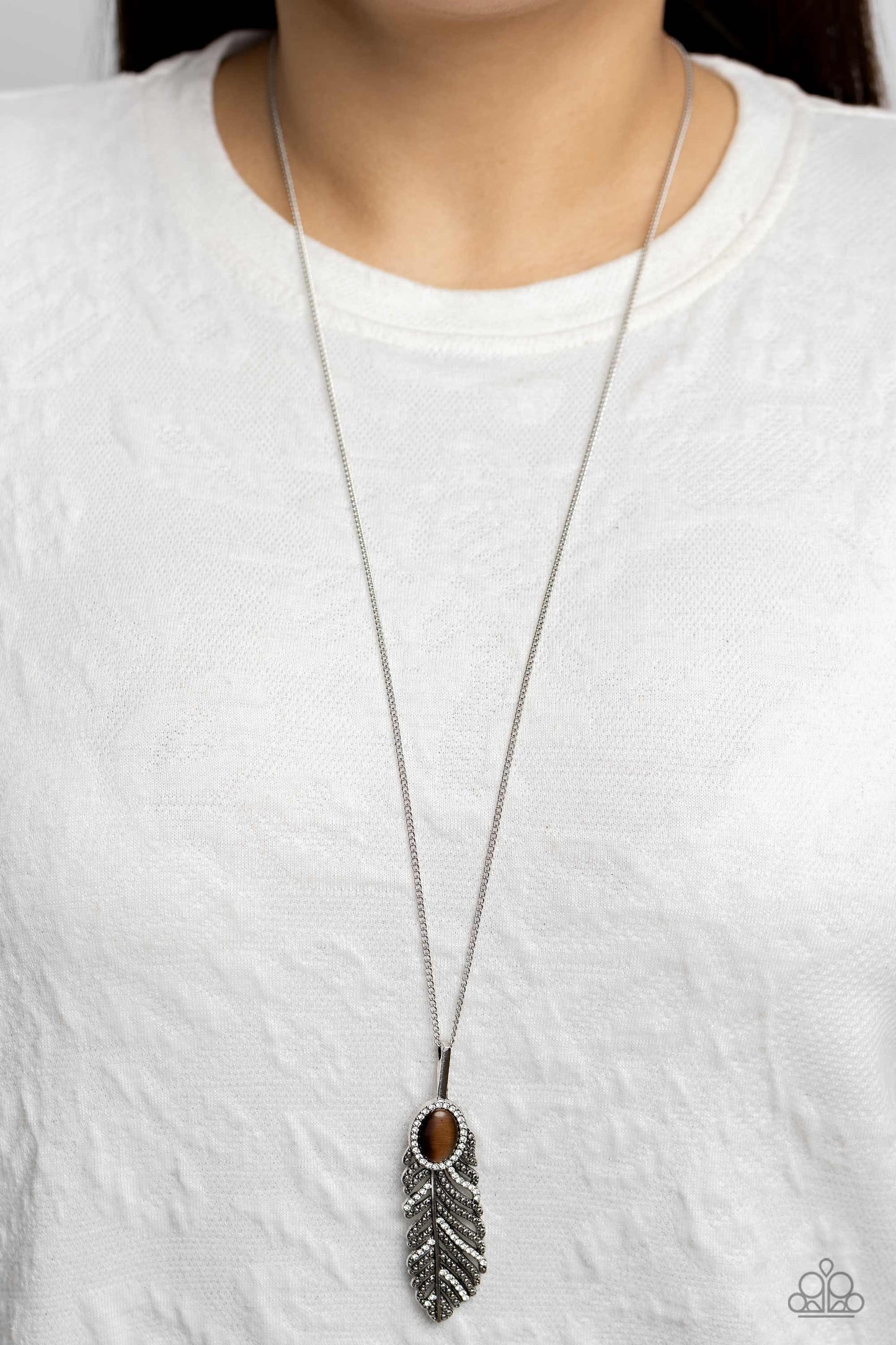 Paparazzi Necklaces - Pure QUILL-Power - Brown