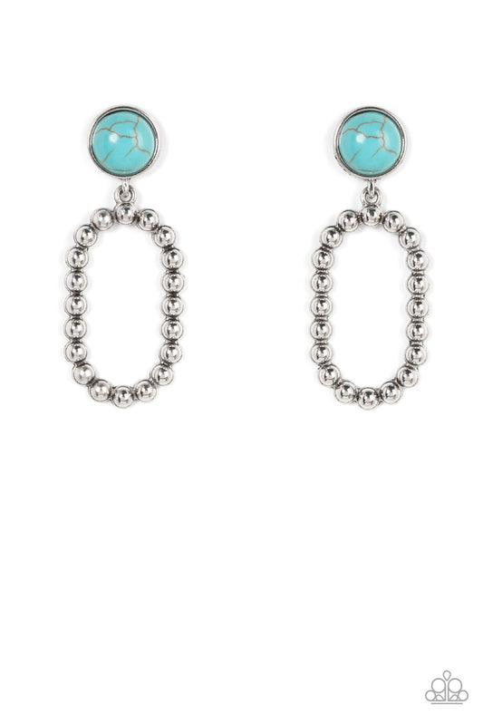 Paparazzi Earrings - Riverbed Refuge - Blue