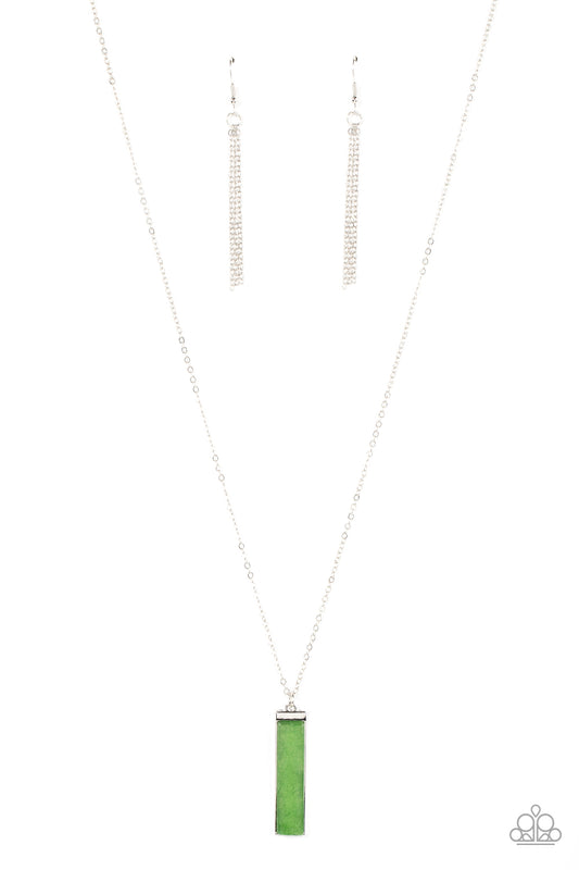 Paparazzi Necklaces - Set in GEMSTONE - Green
