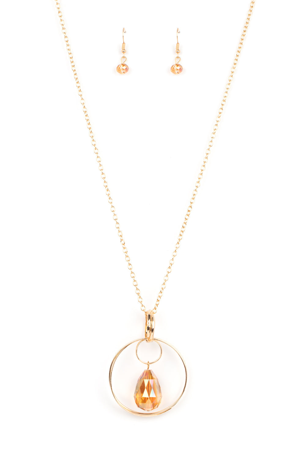 Paparazzi Necklaces - Swinging Shimmer - Gold