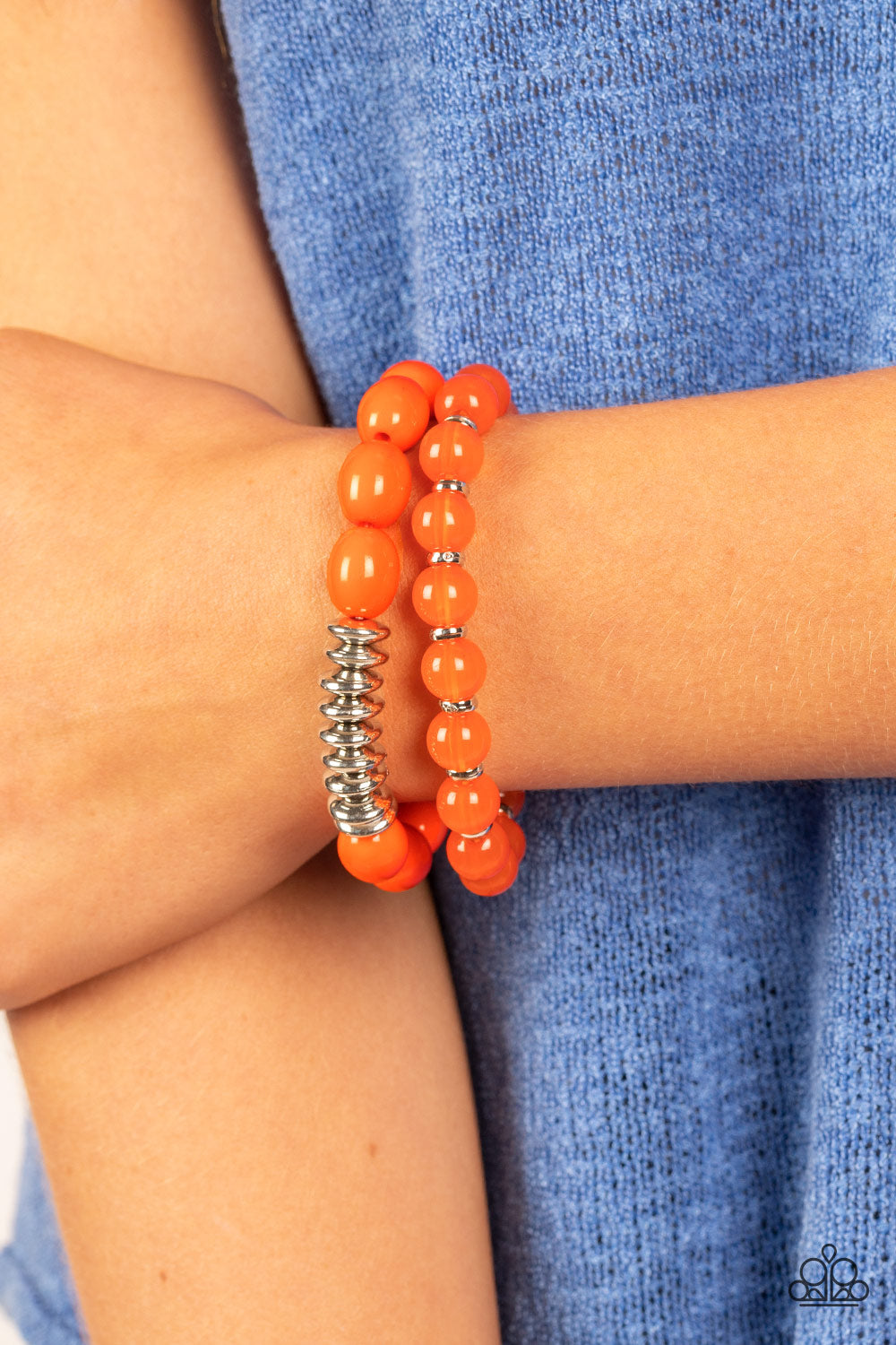 Paparazzi Bracelets - La Vida Vacation - Orange