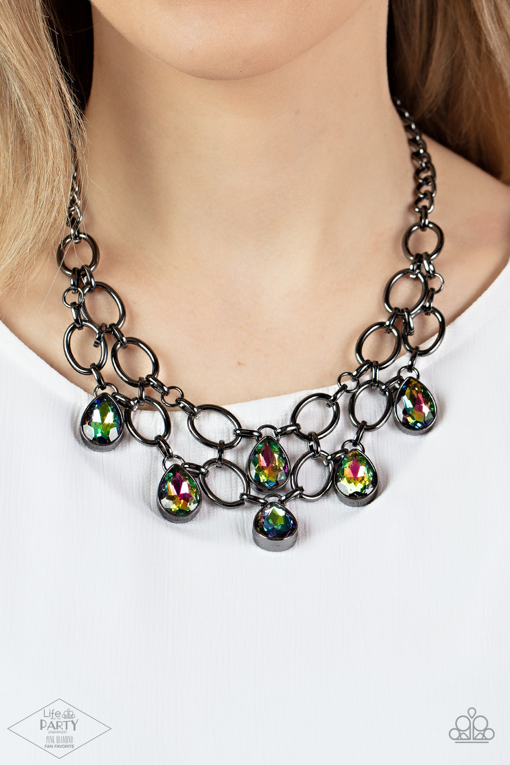 Paparazzi Necklaces - Show-Stopping Shimmer - Multi